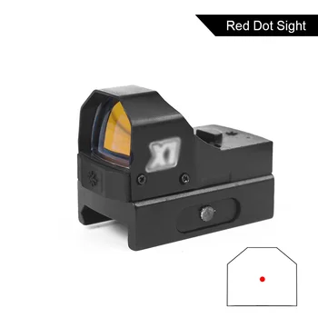 

Tactical Compact Red Dot HD105 Sight Reflex Optics Sight Riflescope Fit 20MM Dovetail Rail For Pisto Glock Hunting Scope