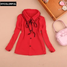 Г., Осенняя детская одежда, рубашки для девочек, блузка детская одежда bosudhsou, модные блузы с двойными лацканами, одежда для девочек 2 цвета