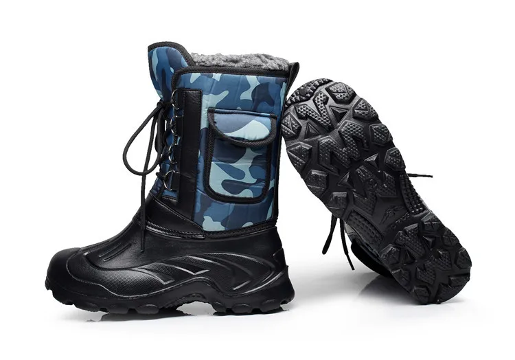 Новые зимние Для мужчин Армейские сапоги мужской Водонепроницаемый зимние ботинки военные теплые ботинки на меху Для мужчин рыбацкие сапоги zapatillas hombre