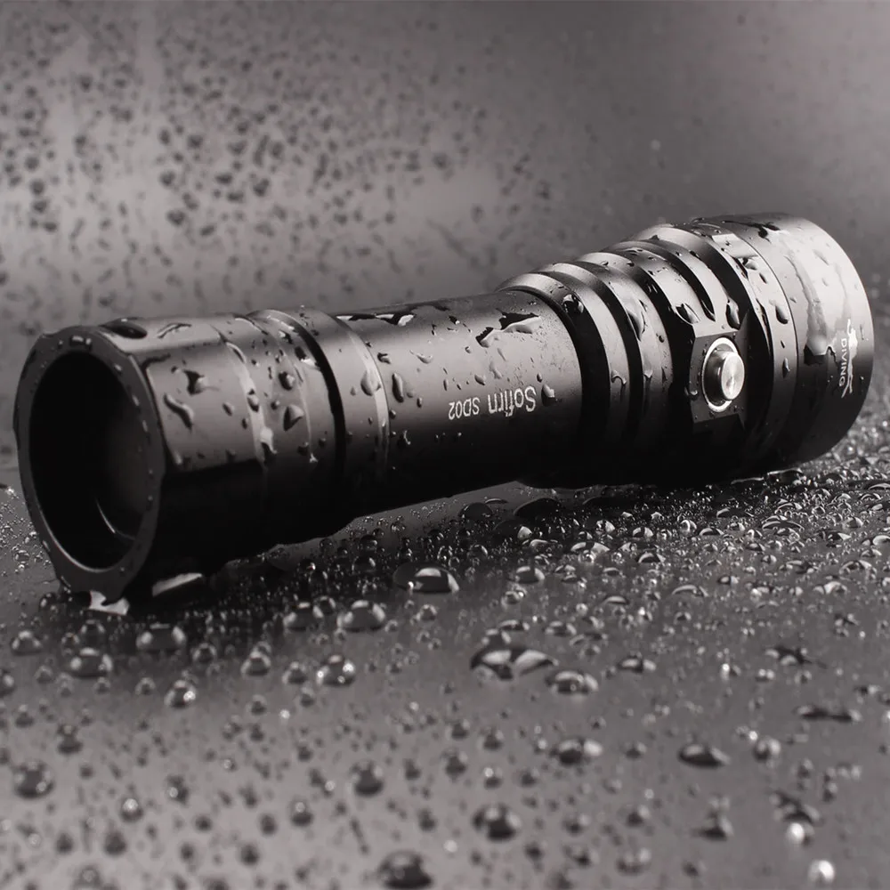  Sofirn SD02 Professional Scuba Diving Flashlight 18650 Powerful Dive Light Cree XPL 1050lm LED Lamp - 32821544280