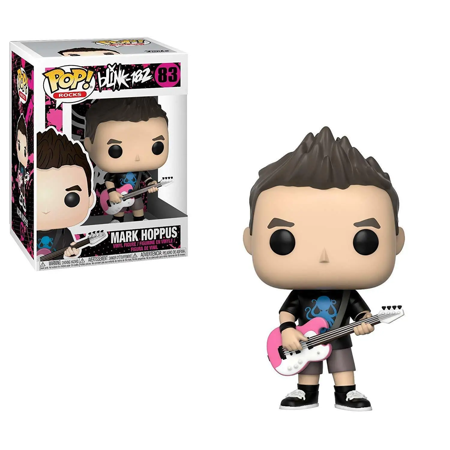 

Official Funko pop Rocks: Blink 182 - Mark Hoppus Vinyl Action Figure Collectible Model Toy with Original Box