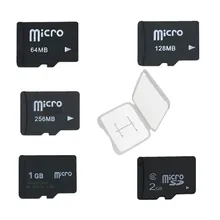 25 шт./партия, 128 Мб, 256 Мб, 512 МБ, 1 ГБ, 2 Гб, карта Micro SD, TF, флеш-карта памяти(защищенная цифровая), карта трансфлэшки