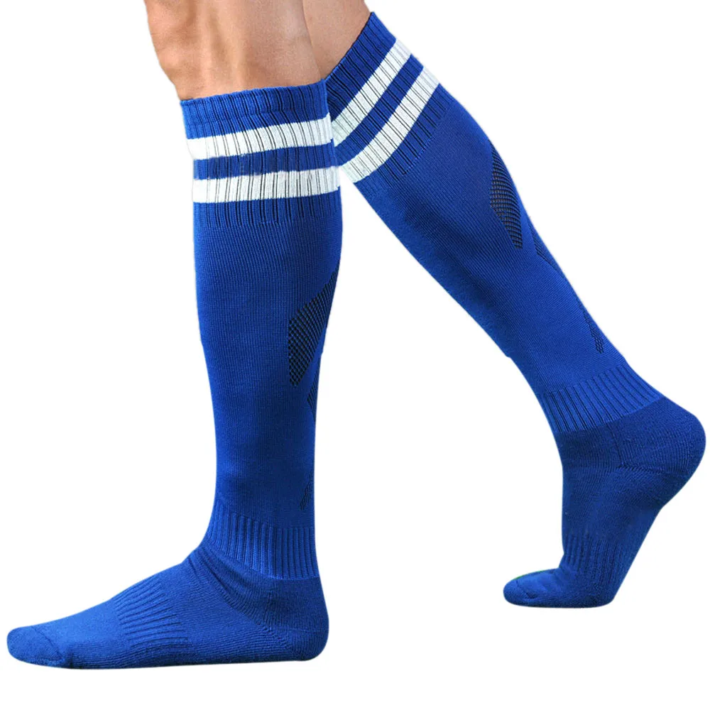 Hot Selling Men Mesh Sport Thicken Towel Bottom Soccer Football Socks 1