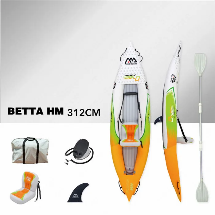 Новинка 2019 гребная лодка AQUA MARINA BETTA HM для двух человек надувной спортивный каяк двухместного катания на