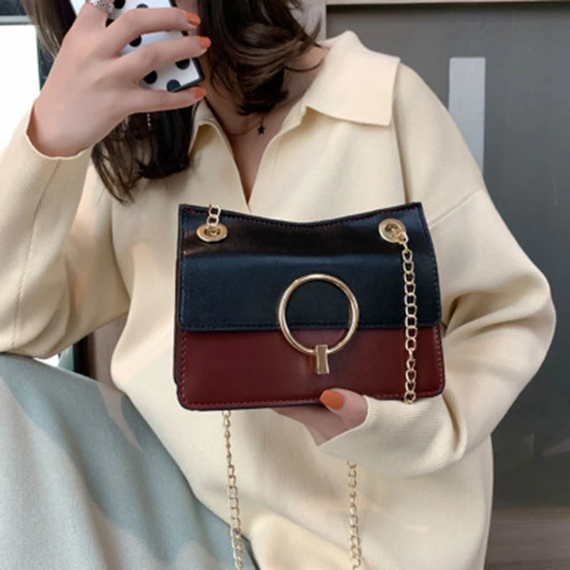 

Chain shoulder bag female 2019 new Korean fashion wild Messenger small square bag high-grade simple series female bag
