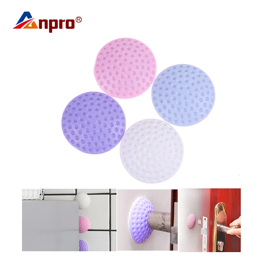 

Anpro 1 PC Thickening Mute Fenders Door Wall Stick Golf Modelling Rubber Fender Handle Bumper Door Lock Protective Pad