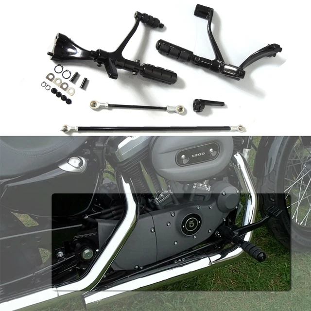 For Harley Sportster 1200 Forty Eight XL883 2004 2013 Forty Eight Black