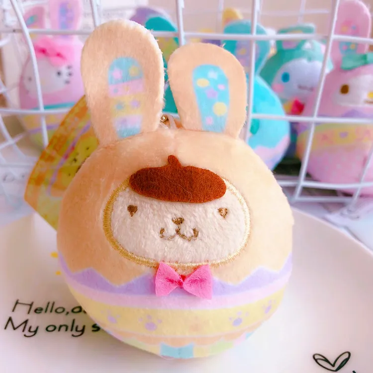 Мультфильм рисунок «Hello Kitty» с рисунками из мультфильма «My Melody Cinnamoroll Собака пудинг собака персонажи Little Twin Stars ленивое яйцо сумка для ключей Подвеска для детей Подарки