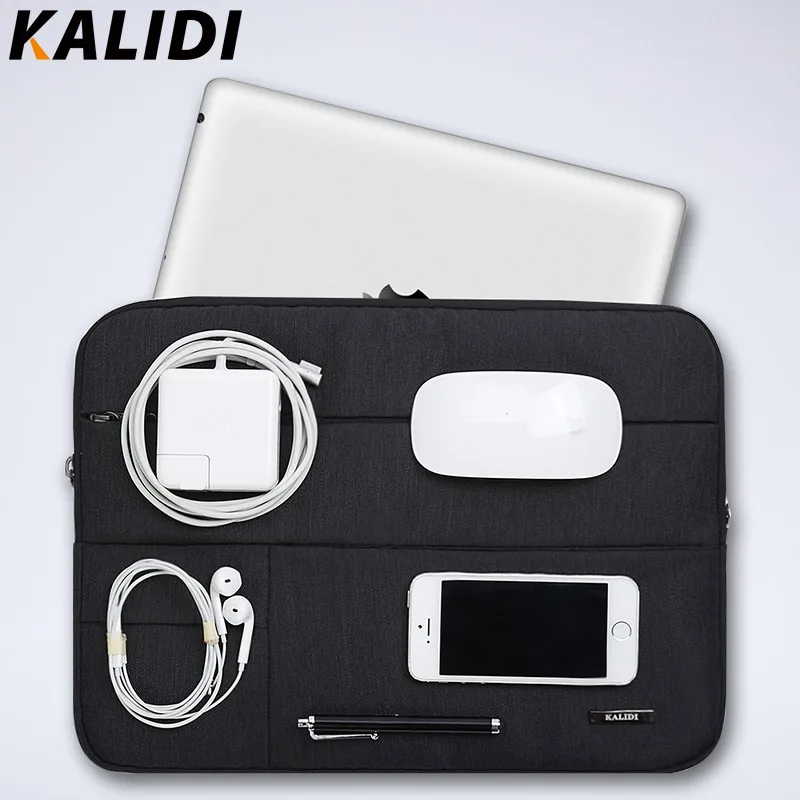 KALIDI Laptop Bag Sleeve 13.3 14 15 15.6 Inch Notebook Bag For Macbook Air Pro 11 13 15 Dell Asus HP Acer Laptop Case Waterproof