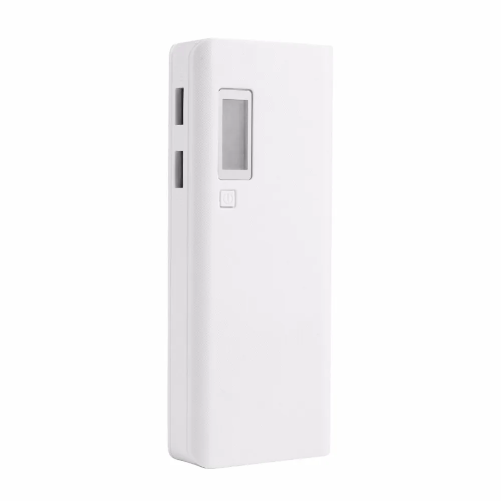 Двойной USB выход 5V 2A 5x18650 зарядное устройство Портативный ЖК дисплей Powerbank чехол