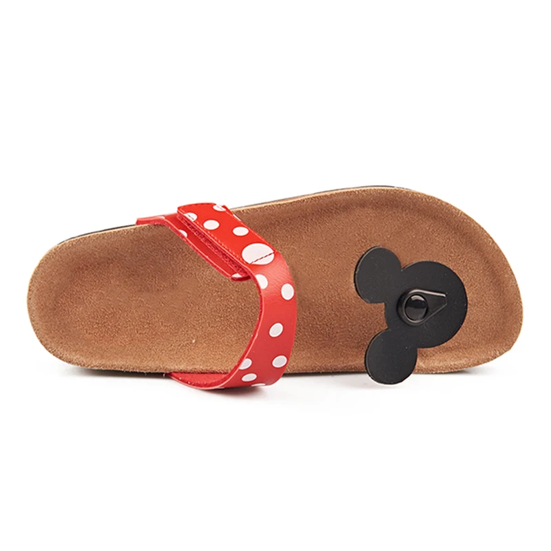 New Girls Slippers Cartoon Minnie Mickey Dot Cork Flip Flops Casual Comfortable Fashion Summer Kids Sandals For Toddler New Girls Slippers Cartoon Minnie Mickey Dot Cork Flip Flops Casual Comfortable Fashion Summer Kids Sandals For Toddler