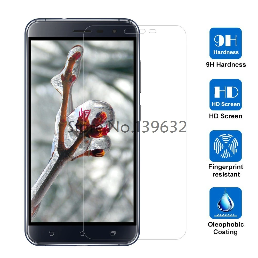 Закаленное стекло 9H премиум класса для ASUS Zenfone Go ZB500KL чехол на go zb500кг zb500 kl zb 500kl