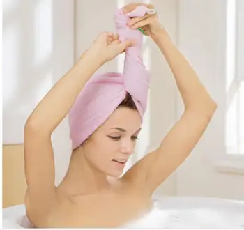

Magic dry hair towel Superfine fiber Creative home Cute cartoon rabbit Super absorbent Bath towel Dry hair cap