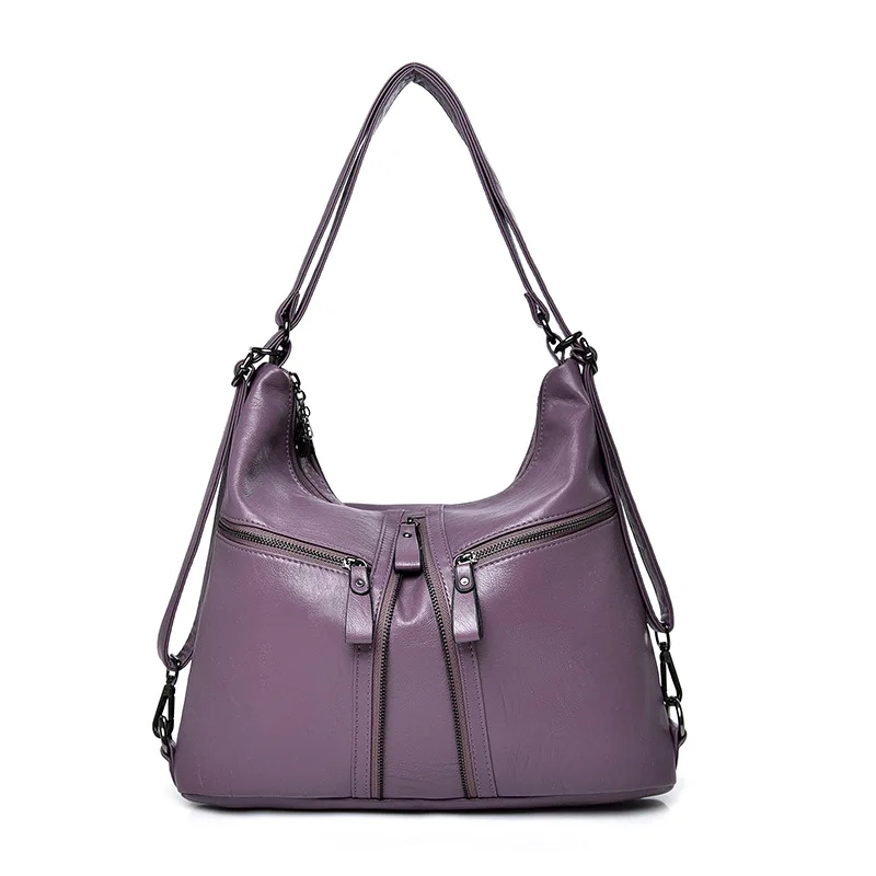 ELUNICO 2019 корейский стиль Street Leisure Multifunctional Tote сумки для женщин кожаные сумочки