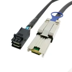 20 шт./лот внешний мини sas SFF-8088 к mini sas высокой плотности HD SFF-8643 данных серверный жесткий диск raid кабель 100 см, по FedEx
