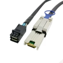 20pcs/lot External Mini SAS SFF-8088 to mini sas High Density HD SFF-8643 data Server hard disk raid Cable 100cm ,By Fedex