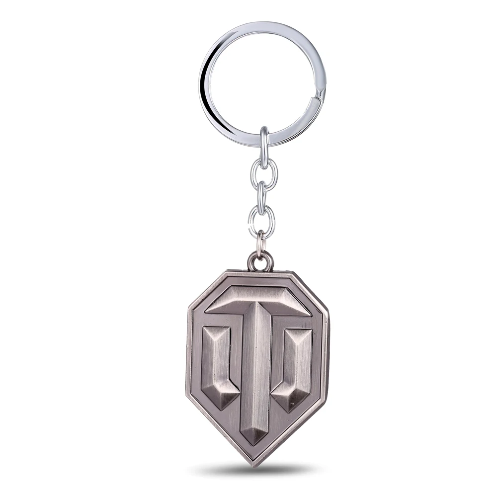

HSIC Big Promotion Game World of Tanks Keychain Tanks Key Chain Cool Accessories For Men Jewelry Gifts HC10903