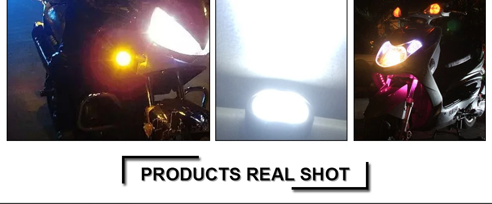 AcooSun 6500K 12V LED Motorcycle Motorbike Headlights P15d 1000Lm Fog Lamp (10)