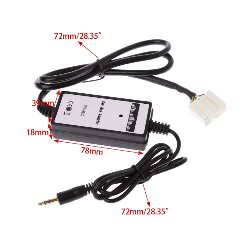 Автомобильный Aux in адаптер mp3 плеер радио интерфейс для Honda Accord Civic Odyssey|MP3-плеер