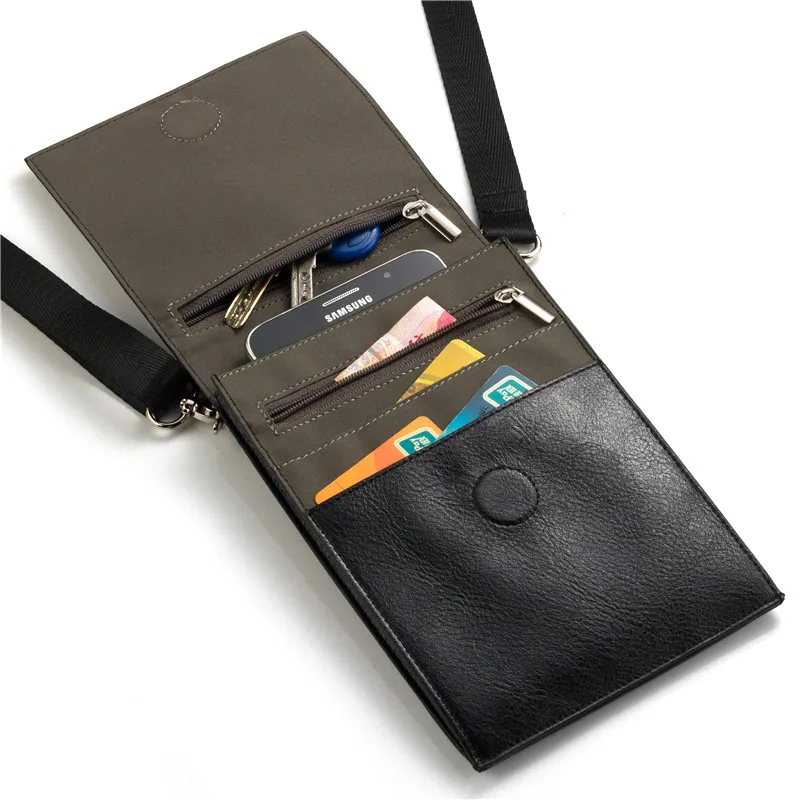 CHEZVOUS, 6,4 дюймов, чехол для мобильного телефона iPhone, samsung, huawei, Xiaomi, для смартфона, для мужчин и женщин, маленькая сумка через плечо, сумка для путешествий