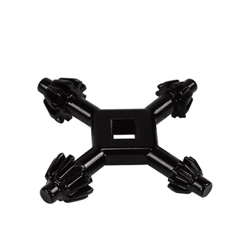 

Portable 4 in 1 Universal Key Drill Drilling Holder Spanner Key Wrench Ratchet Socket Ring Combination Grip Star Hand Tool
