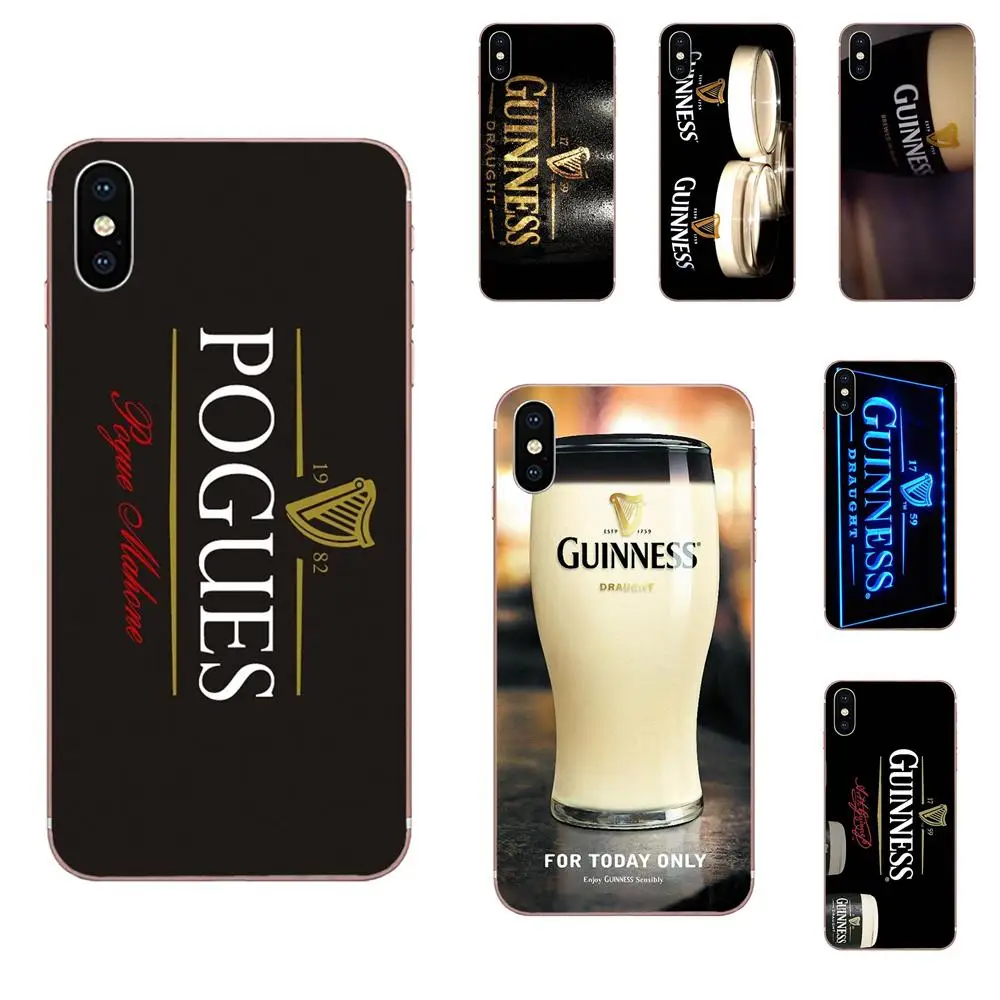 Принт с логотипом Guinness Beer для Galaxy Grand A3 A5 A7 A8 A9 A9S On5 On7 Plus Pro Star 2015 2016 2017 2018 мягкие