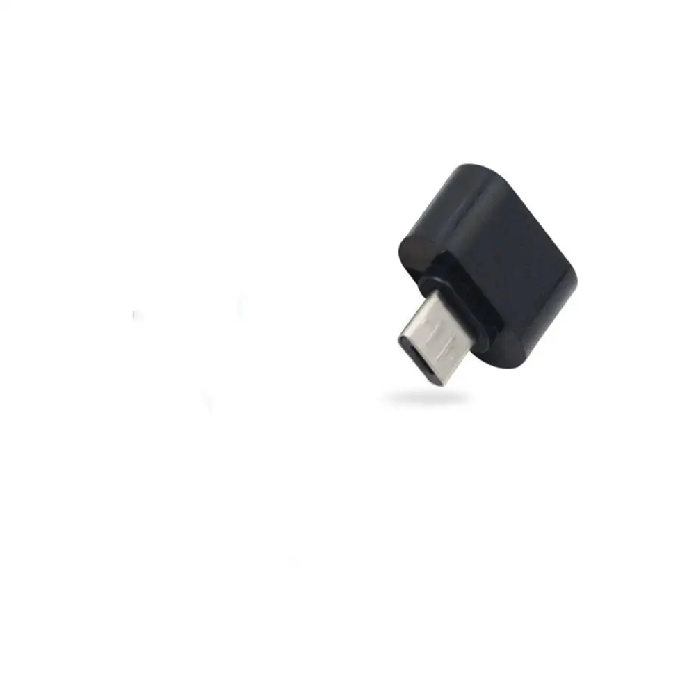Yiwa мини портативный адаптер OTG type C адаптер USB адаптер - Цвет: black