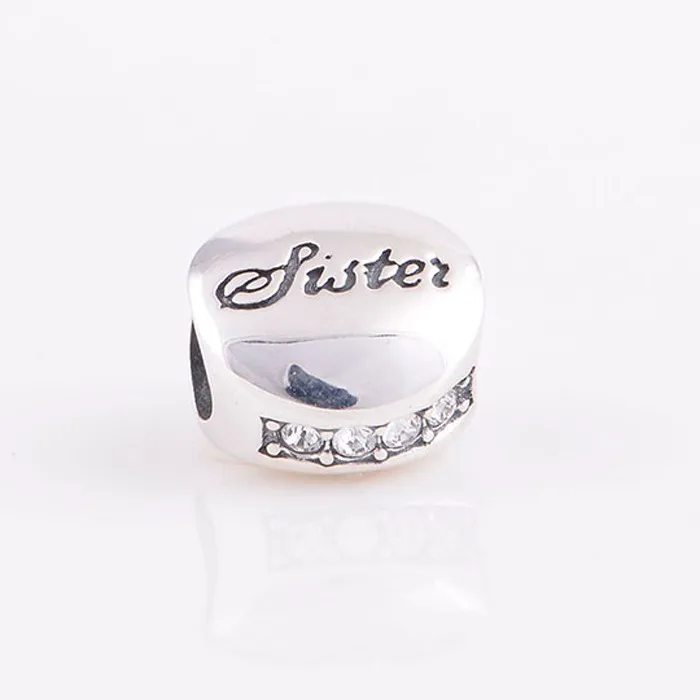X090A-(2)925 sterling silver beads charm fit for pandora charms bracelet DIY women jewelry making