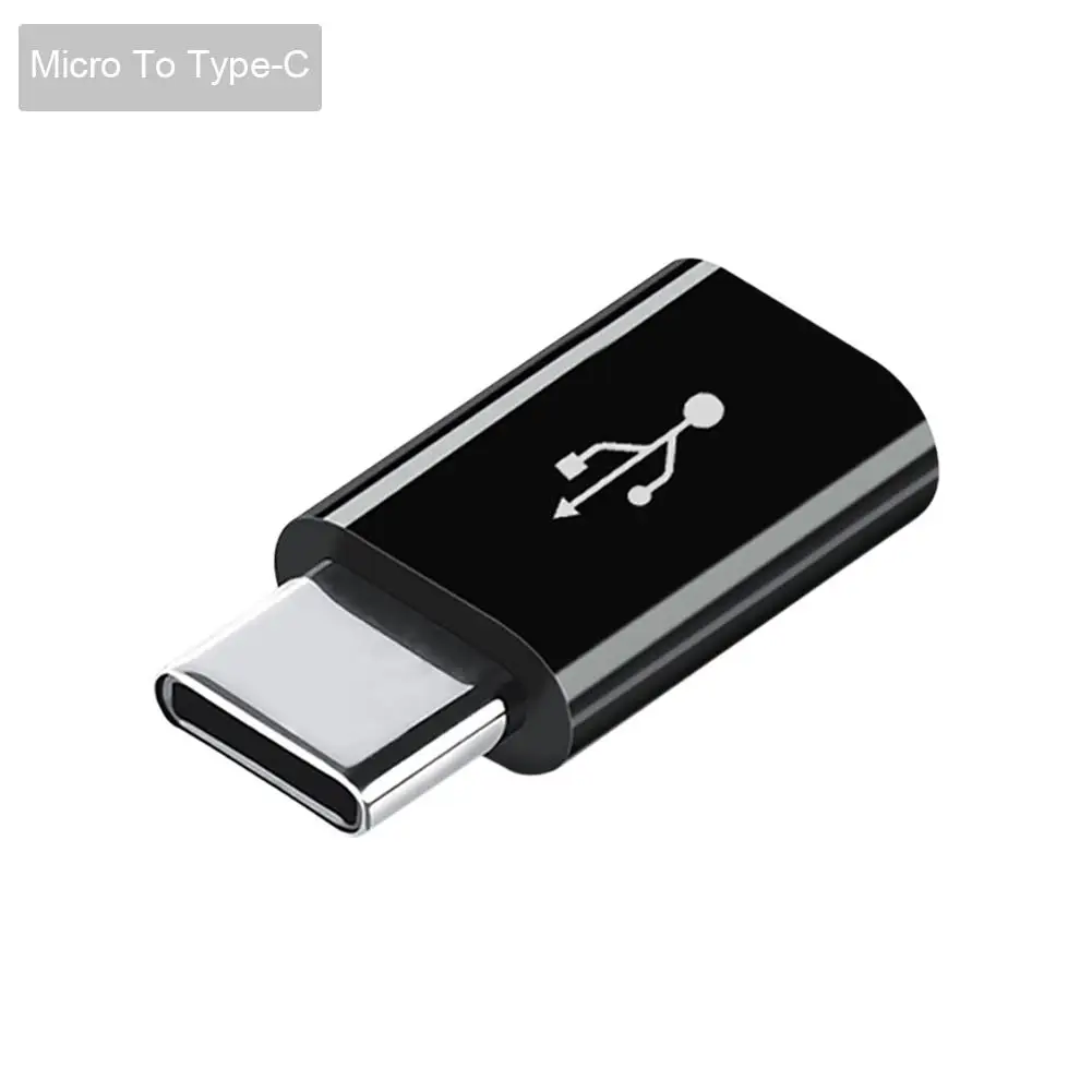 1/2 шт./лот ABS Тип с портом типа C OTG адаптер для Apple iPhone Micro USB C адаптер-преобразователь для телефонов на базе Android с Bluetooth зарядки обмен данніми - Цвет: typec