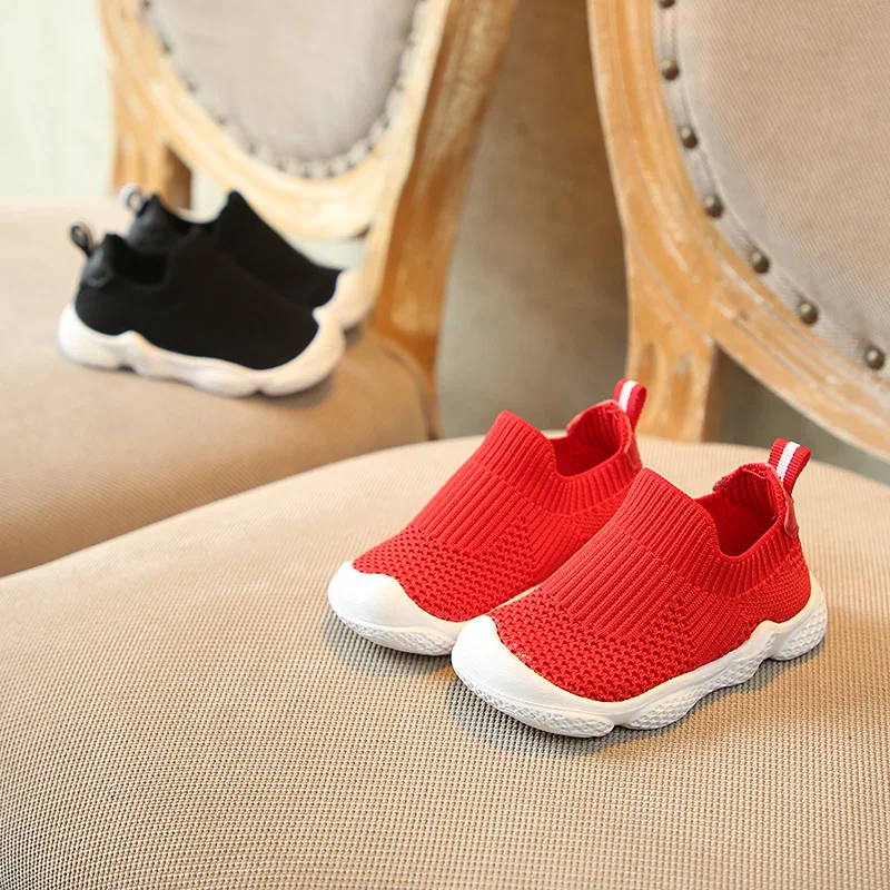 

2019 New Spring Flat toddler Shoe Soft soles 0-1 Years Old baby girls anti slip Net cloth boys Single Shoes outdoor comfortable