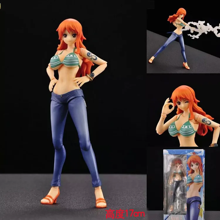 

17cm One Piece nami Joint Movable Anime Action Figure PVC New Collection figures toys Collection for Christmas gift