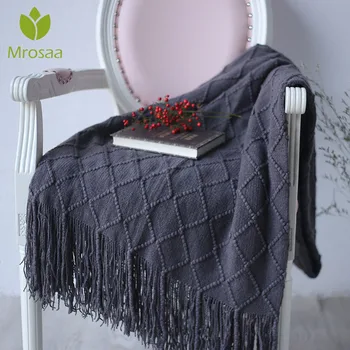 

New 127x210cm Nordic Knitted Throw Thread Blankets on the Beds Sofa Travel TV Nap Blankets Soft Towel Beds Plaid Tapestry