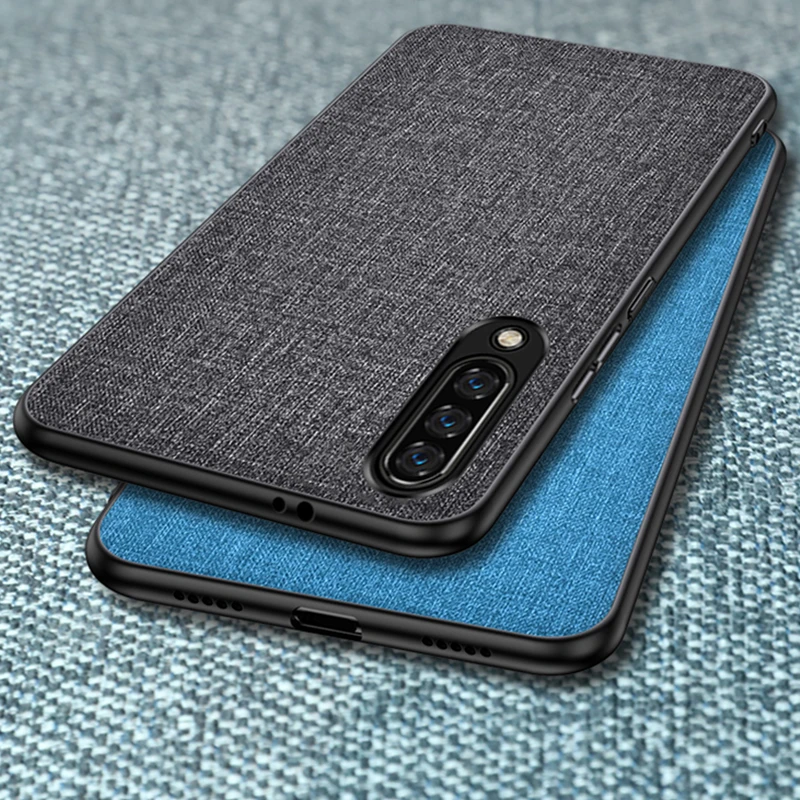 

Luxury Cloth Fabric Case for Xiaomi mi cc9e Case Leather Soft TPU Frame Hard PC Cover Case for Xiaomi mi CC9 CC 9E Fundas Capa