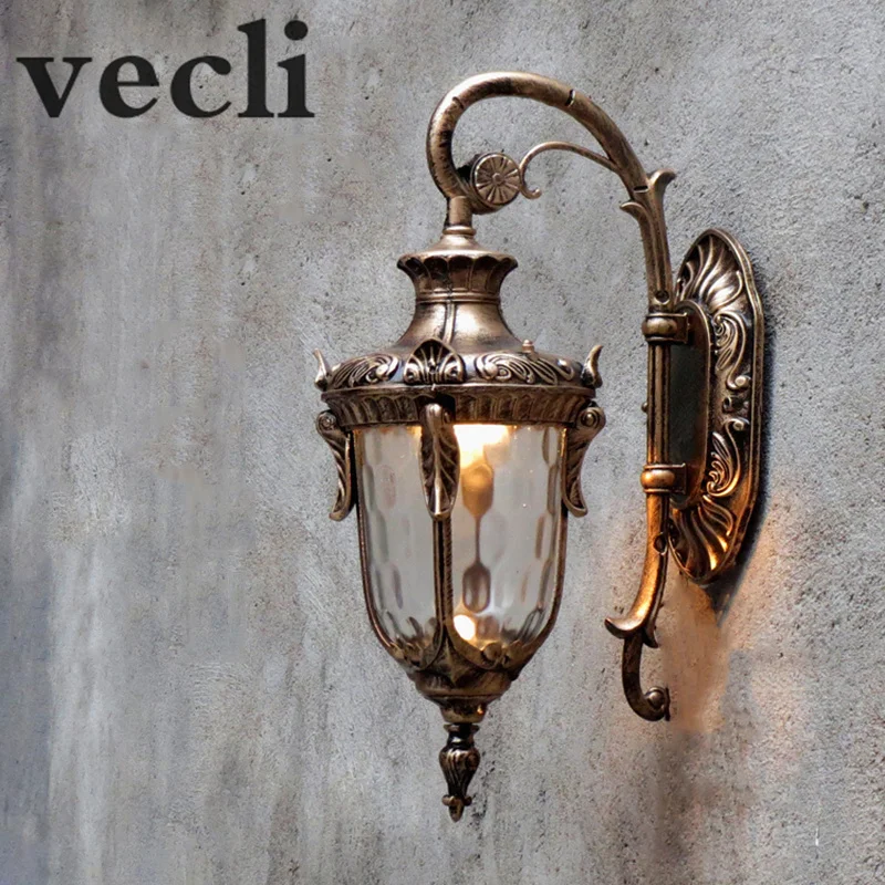 Europe Outdoor Wall Lamp American Style Retro Exterior Light Waterproof O Garden Lights