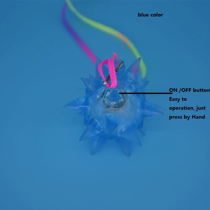 Мигающий колючий желе звезда свечение ожерелье Подвески подарок на день рождения светильник светодиодный партия поддерживает поставки детская игрушка приз navidad