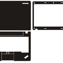 Ноутбука Углеродного Волокна Виниловые наклейки кожи крышка гвардии для Lenovo ThinkPad Edge E330 13.3"