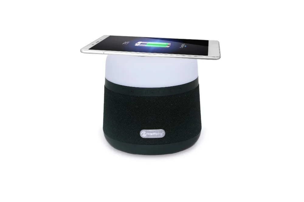 NewRixing Беспроводной зарядки Динамик Bluetooth Портативный FM радио Altavoz Inhalambrico инал mbrico
