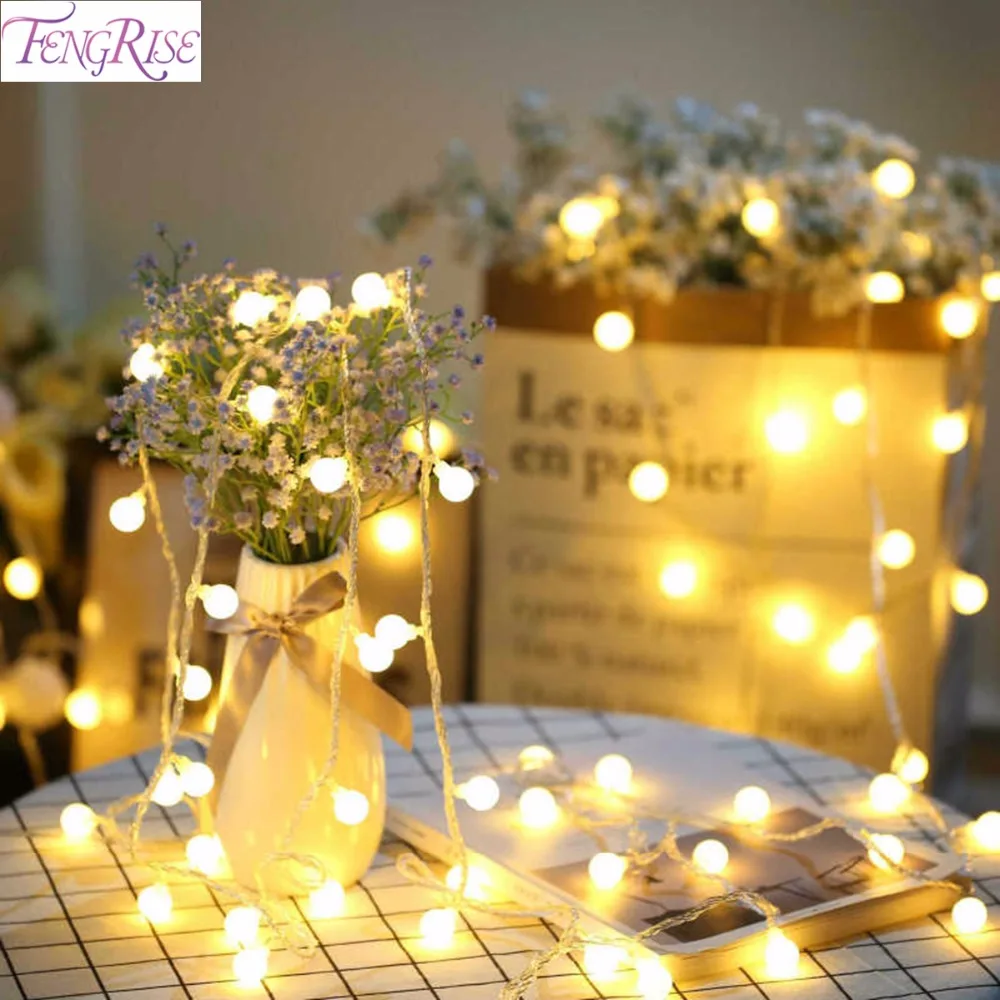 FENGRISE 10pc Clip Led Lights Wedding Decoration Christmas Party Decorations Celebrations Wedding Events Party Home Decor in Party DIY Decorations