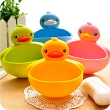 Креативные утки милые присоски аксессуары для ванной комнаты Аксессуары для ванной комнаты дренаж для мыла коробка держатель для мыла слив кухонная раковина