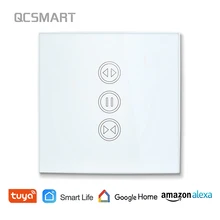 Tuya Smart Life WiFi Curtain Switch for Electric Motorized Curtain Blind Roller Shutter, Google Home, Amazon Alexa Voice Control Tuya Smart Life WiFi Curtain Switch for Electric Motorized Curtain Blind Roller Shutter, Google Home, Amazon Alexa Voice Control