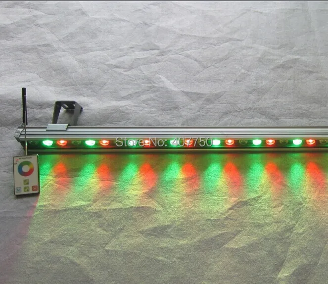 

free shipping to Europe color changing rgb 30w led wall washer floodlight wireless control range 100m 5pcs/Lot for night clubs