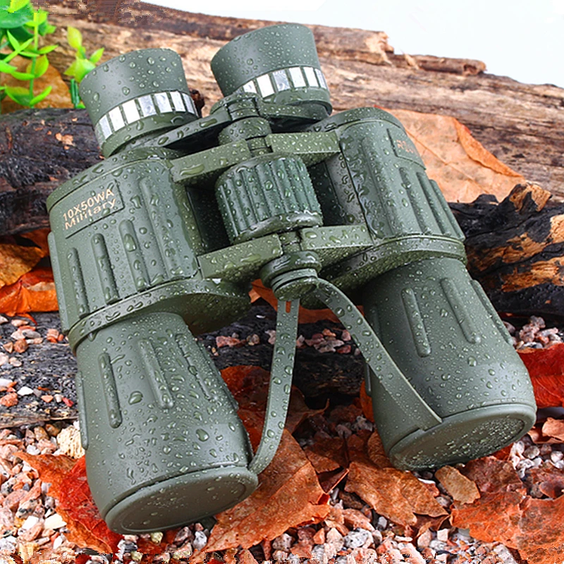 

Germany Military binoculars 10X50 Professional hd telescope Powerful binocular Lll night vision Army Green Tactical for hunting