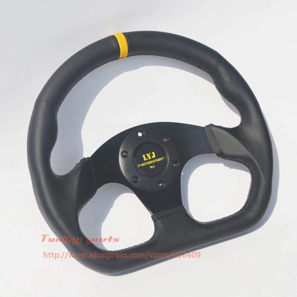 D leather car stgeering wheel  (11)