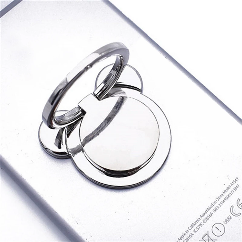 Cute Cartoon Bear Finger Ring Phone Stand Holder Universal 360 Degree Metal Ring Holder For iphone Samsung Smartphone 4 Colors
