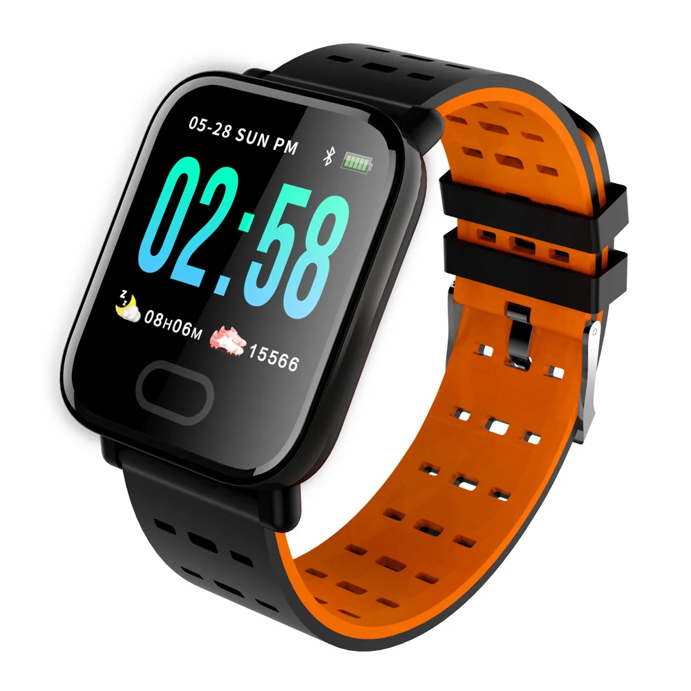 

RUIJIE A6 Smart Watch Fitness Tracker Heart Rate Sleep Monitor Smartwatch Waterproof Men Sport Watch Band for IOS Android Gifts