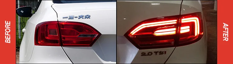 AKD автомобильный Стайлинг для VW Jetta MK6 задний светильник s Северная Америка дизайн Jetta светодиодный задний светильник DRL+ тормоз+ Парк+ сигнал