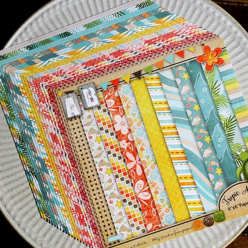 12pcs/Pack 6*6inch A B Patterned Paper Pack for Scrapbooking DIY Happy Planner Card Making Journal Project | Дом и сад