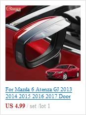 Для Mazda 6 Atenza GJ 2013 боковое зеркало для двери, защита от дождя, козырек, защитная крышка, украшения, автомобильные аксессуары