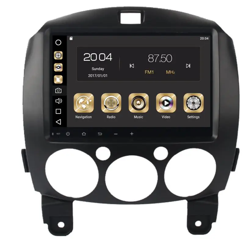Sale IPS 32g 4GRam 9" Android 8.01 Car Audio for Mazda 2  MAZDA2  2007 - 2012 Headunit Stereo Video GPS Navi Multimedia Monitor Radio 4
