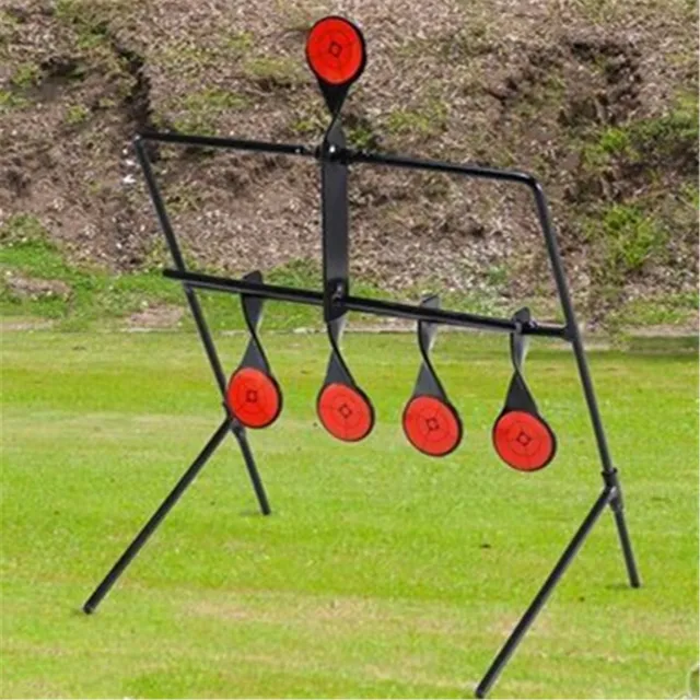 Spinning Target Metal Plinking Air Gun Rifle Slingshot Catapultin